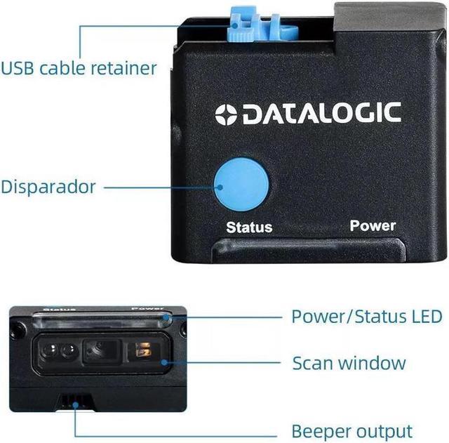 Alt view image 5 of 6 - Datalogic GFS4520 2D USB Hands-free Fixed Imaging Barcode Scanner Reader w Cable