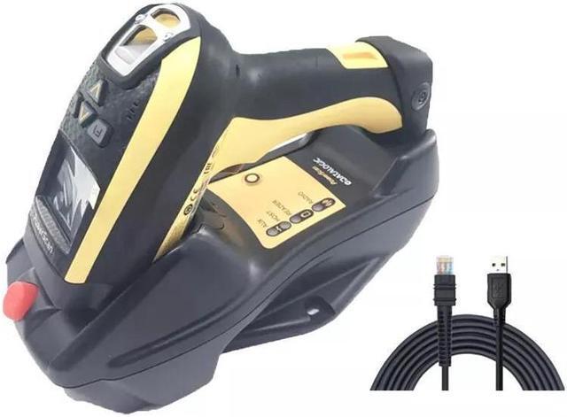 Alt view image 7 of 7 - Datalogic PM9501-DHP433RB 2D Wireless Auto Range Barcode Power Scanner USB Kit