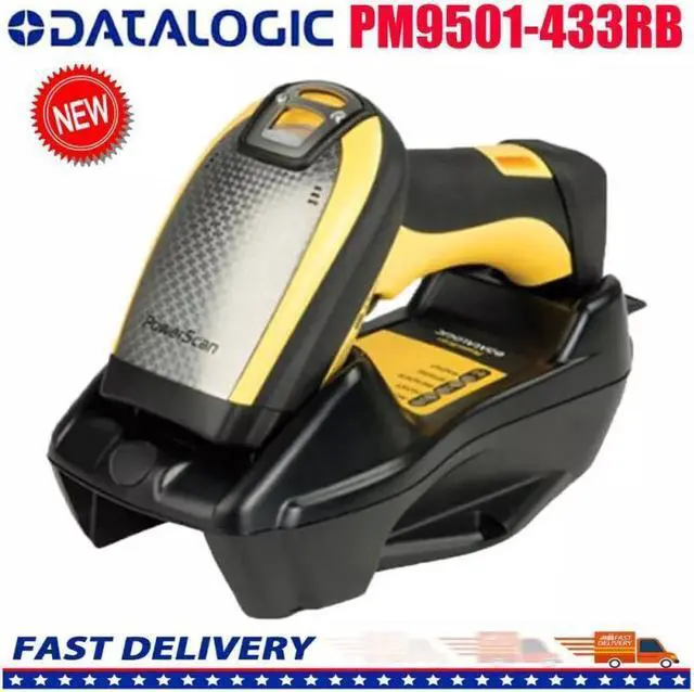 Main image of Datalogic PowerScan PM9501 Wireless 2D Barcode Scanner USB Kit PM9501-433RB