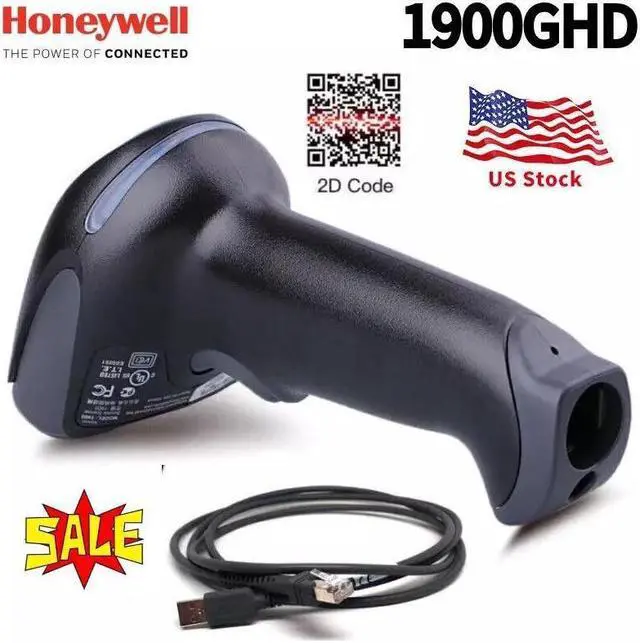 Main image of Honeywell Xenon 1900GHD-2USB High Density Handheld Barcode Scanner w/ USB Cable