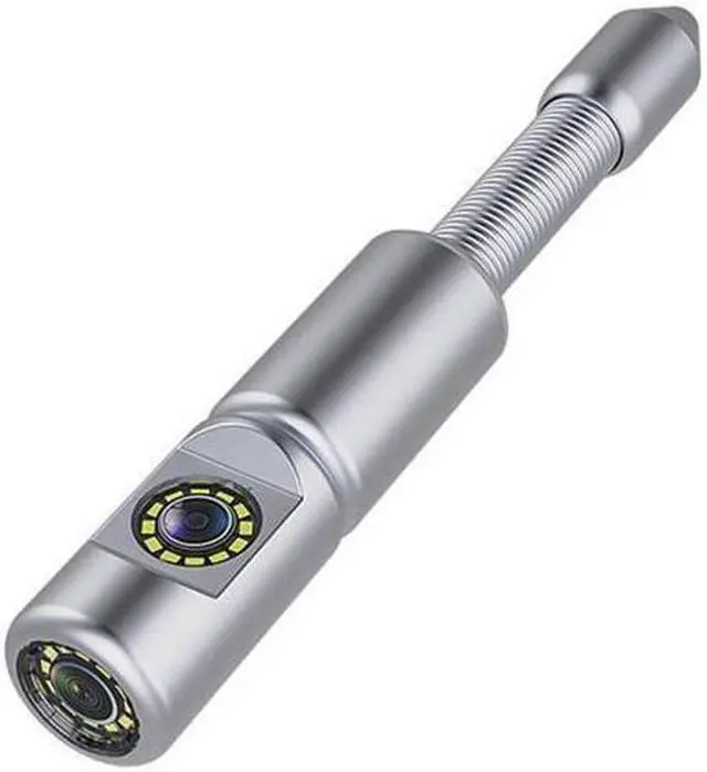 Alt view image 5 of 8 - 10.1'' 80M HD 1080P Duct Camera Sewer Pipe Inspection Camera 32mm diameter rotating dual probe Video Cam Meter Counter DVR, sapphire lens w 512HZ Locator