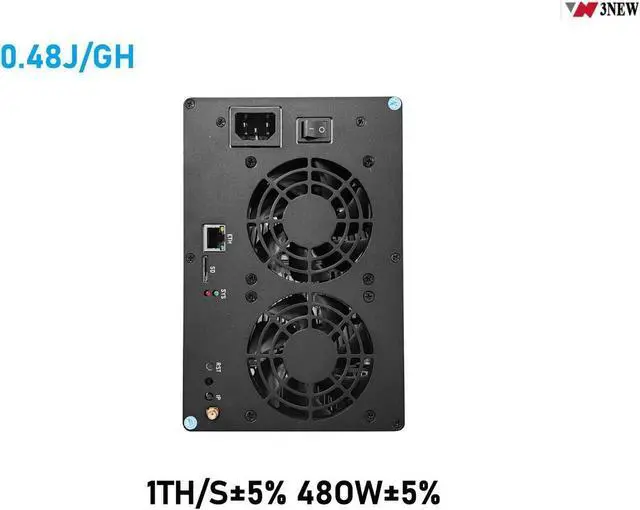 Alt view image 2 of 7 - Goldshell AL Box 2 Plus 1TH/S 480W ASIC miner, Blake3 Alephium Power supply all-in-one WIFI Version