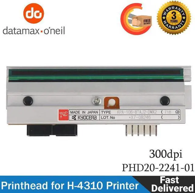 Alt view image 4 of 7 - PHD20-2241-01 New Printhead for Datamax H-4310 Thermal Label Printer 300dpi