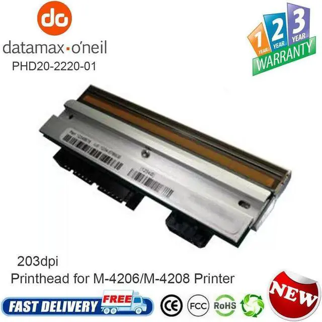 Alt view image 2 of 3 - For Datamax Print Head M4206M4208 203DPI Printhead PHD20-2220-01 Kyocera Thermal