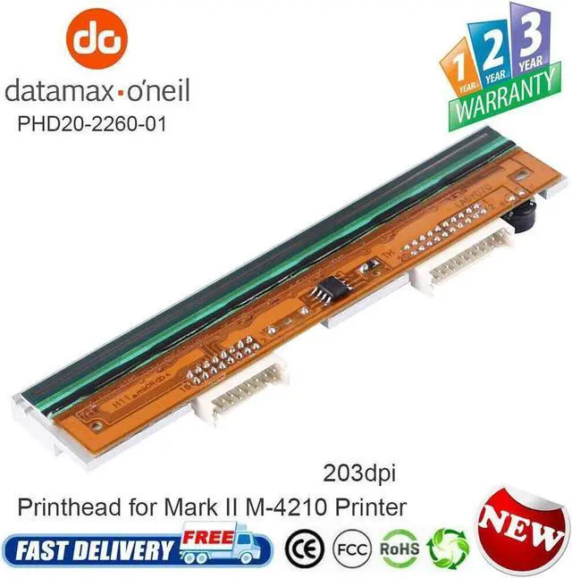 Alt view image 3 of 7 - PHD20-2260-01 OEM Thermal Printhead For Datamax M-4210 Mark II 203dpi