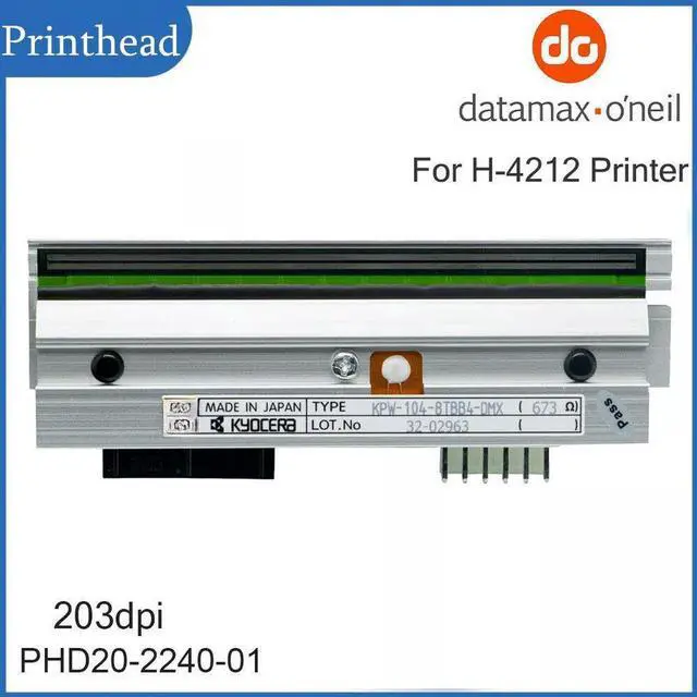 Main image of PHD20-2240-01 New Printhead for 203dpi Datamax H-4212 Thermal Label Printer