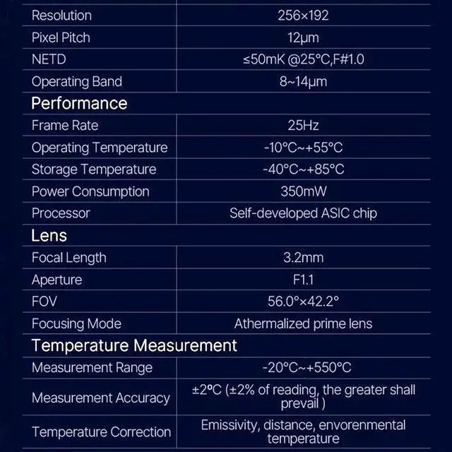 Alt view image 13 of 14 - InfiRay P2 Pro Thermal Camera for Android USB Type C Thermal Imaging Camera +Magnetic Macro lens