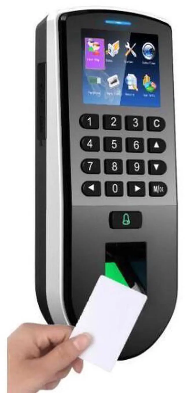 Alt view image 2 of 5 - ZK F19 TCP/IP ID IC Wifi ADMS Fingerprint Time Attendance And Access System With ID Card