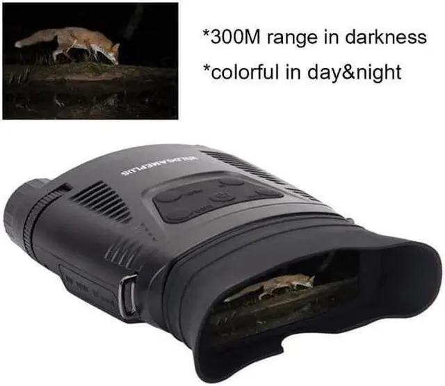 Alt view image 2 of 6 - NV200C Optical IR Night Vision Binoculars Telescope 7X21 Zoom Digital IR Hunting Night Vision Goggles