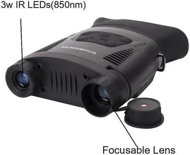 Alt view image 3 of 6 - NV200C Optical IR Night Vision Binoculars Telescope 7X21 Zoom Digital IR Hunting Night Vision Goggles