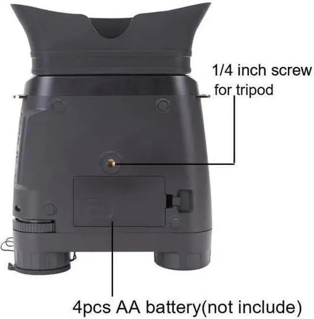 Alt view image 5 of 6 - NV200C Optical IR Night Vision Binoculars Telescope 7X21 Zoom Digital IR Hunting Night Vision Goggles