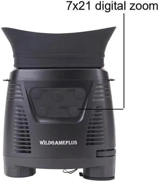 Alt view image 6 of 6 - NV200C Optical IR Night Vision Binoculars Telescope 7X21 Zoom Digital IR Hunting Night Vision Goggles