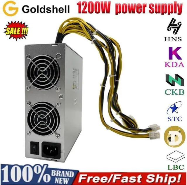 Main image of Goldshell 1200W Mute Power Supply Suitable for ASIC miner Mini-DOGE KD-BOX HS-BOX LB-BOX CK-BOX Mini Doge Pro KD-BOX PRO SC-BOX