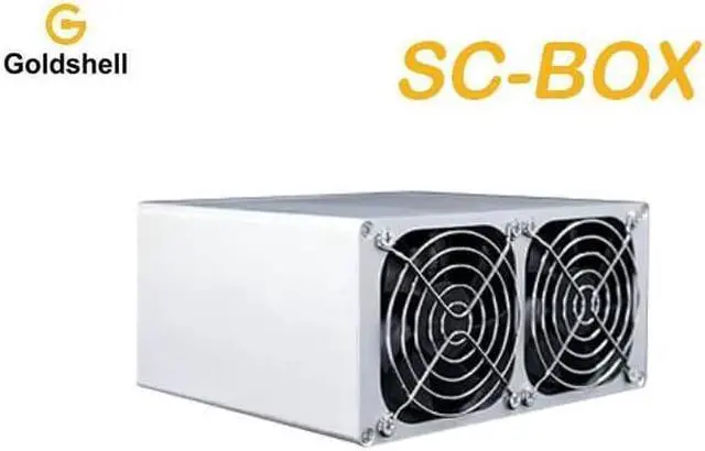 Alt view image 3 of 7 - New Goldshell SC BOX Miner 900Gh/s Power Supply Included Home Mining
