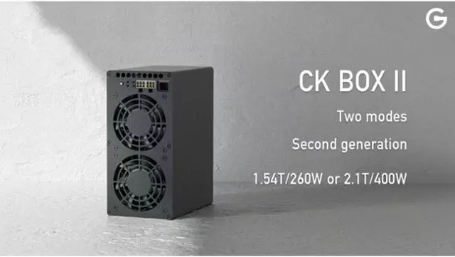 Alt view image 4 of 5 - New Goldshell CK BOX  II  2.1TH/s±10% | 400W±10% | Nervos Network Miner CKB Crypto Mining  without PSU Mining box   Better Than CK Box Mine