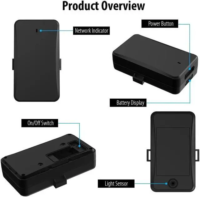 Alt view image 6 of 6 - Jimi LL01 4G LTE Magnetic GPS Tracker With 10000mAh Battery IP65 Waterproof Real-Time Tracking Google Map Asset Locator For Cars