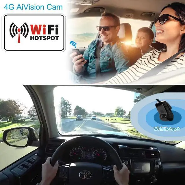 Alt view image 2 of 7 - JIMIIoT  JC400 4G Dual Dash Cam For Car Dashcam With Live Stream Vehicle Cameras GPS Tracking Wifi Hotspot Multiple Alarms Free APP