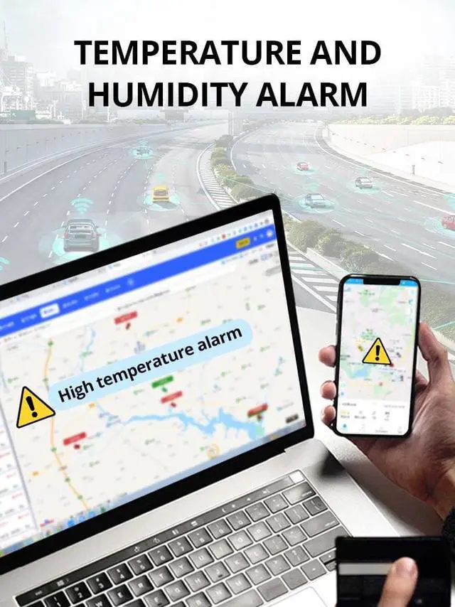 Alt view image 2 of 7 - JIMIMAX LL302 Assets Tracker Car 6000mAH Battery 4G Sound Monitor LTE Magnetic GPS Tracking Device Temperature/Humidity Sensor