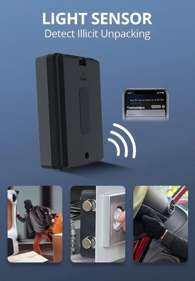 Alt view image 4 of 7 - JIMIMAX LL302 Assets Tracker Car 6000mAH Battery 4G Sound Monitor LTE Magnetic GPS Tracking Device Temperature/Humidity Sensor