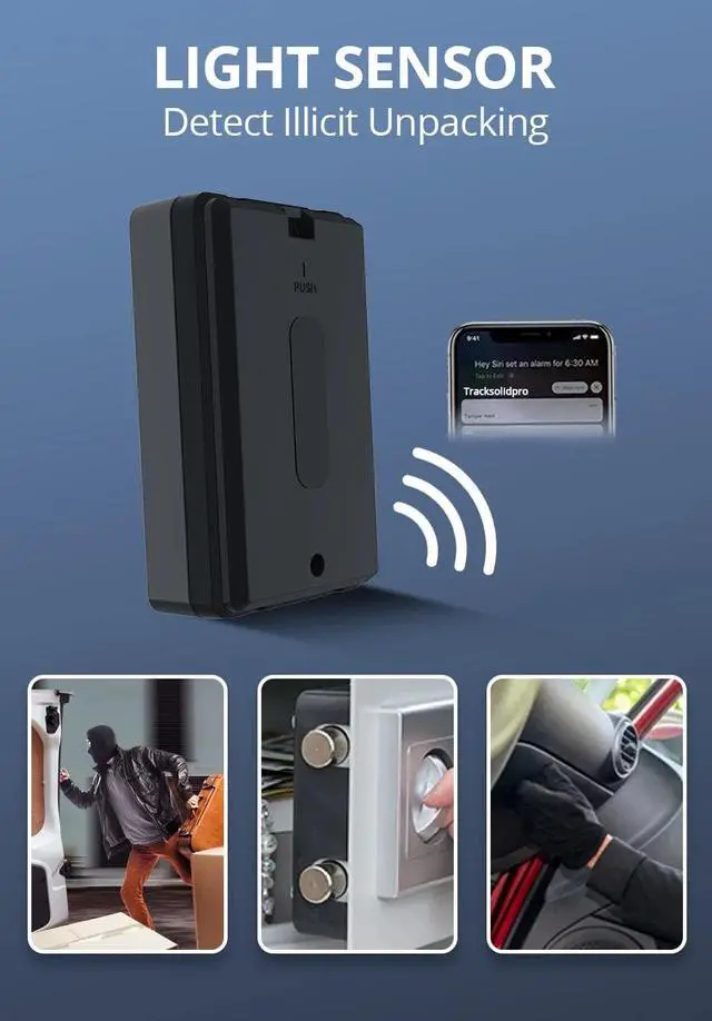 Alt view image 3 of 6 - Jimi LL302 4G GPS Tracker With Realtime Tracking Multiple Alarms Magnet Voice Monitoring Temperature Sensor Car Locator Free APP