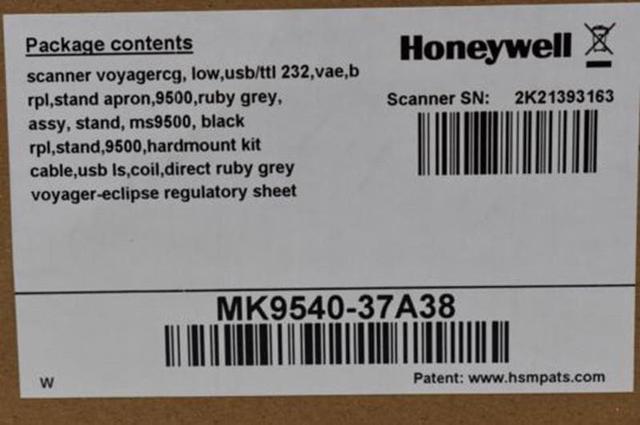 Honeywell VoyagerCG 9540 - barcode scanner - MK9540-37A38