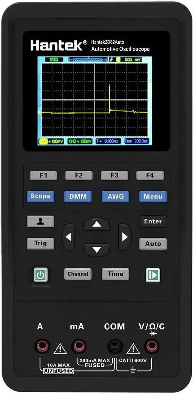 Alt view image 2 of 7 - Hantek 2D82 80MHz Oscilloscope Automotive diagnostic Tool+DMM+Signal Generator
