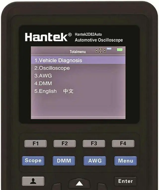Alt view image 4 of 7 - Hantek 2D82 80MHz Oscilloscope Automotive diagnostic Tool+DMM+Signal Generator