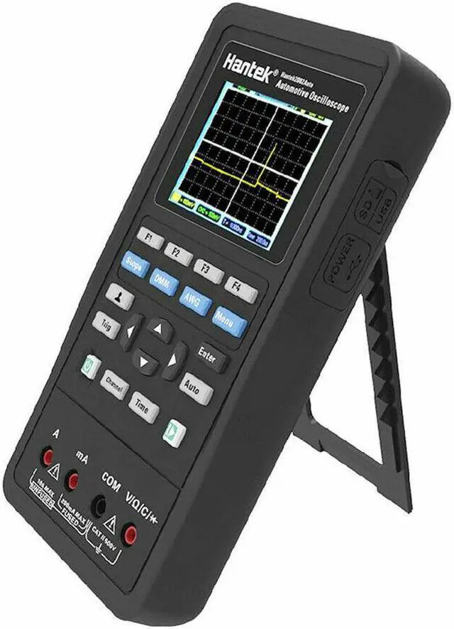 Alt view image 5 of 7 - Hantek 2D82 Auto I Handheld Oscilloscope Portable Digital Oscilloscope 2CH 80Mhz