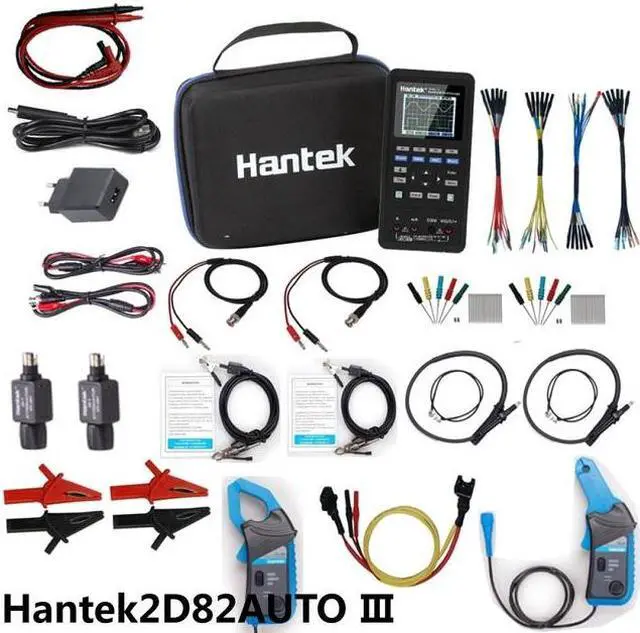 Main image of Hantek 2D82Auto Automotive Diagnostic 80MHz Oscilloscope 4in1 2CH+Multimeter+AWG (Hantek 2D82 Auto III)