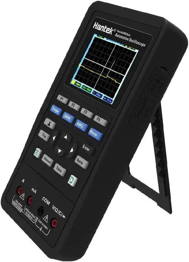 Alt view image 2 of 7 - Hantek 2D82Auto Automotive Diagnostic 80MHz Oscilloscope 4in1 2CH+Multimeter+AWG (Hantek 2D82 Auto III)