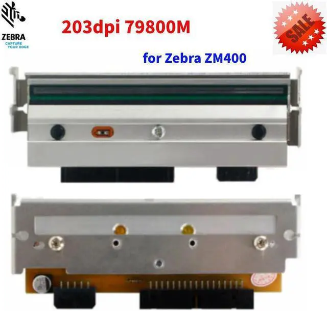 Alt view image 3 of 6 - NEW Print Head Printhead Generic for Zebra ZM400 Label Printer 203dpi 79800M A62