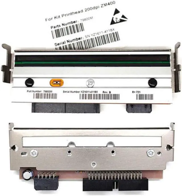 Alt view image 6 of 6 - NEW Print Head Printhead Generic for Zebra ZM400 Label Printer 203dpi 79800M A62