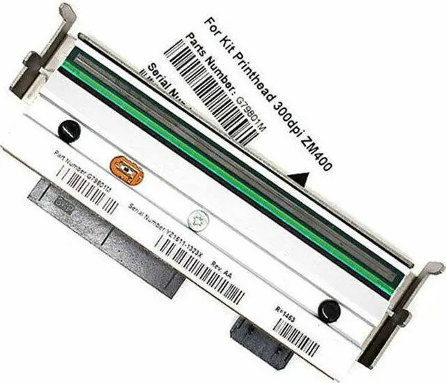 Alt view image 6 of 6 - New Printhead for Zebra ZM400 Thermal Label Printer 300dpi P/N 79801M