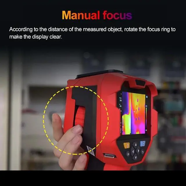 Alt view image 6 of 7 - UNI-T Thermal Imager UTI384H 384X288 Pixels Thermographic Camera Professional Manual Focus Infrared Thermal Camera For Repair