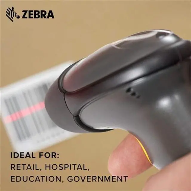 Alt view image 5 of 7 - New   LS2208 Barcode Scanner USB Kit with Cable LS2208-SR20007R-NA