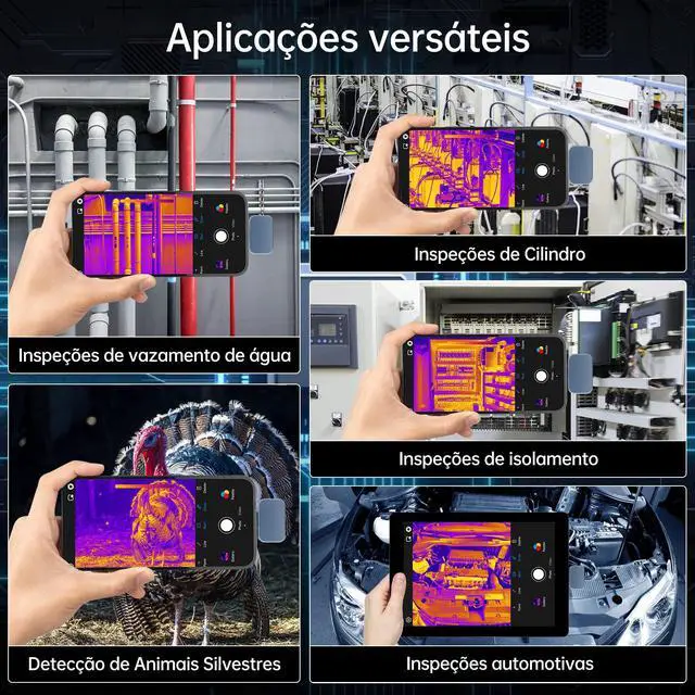 Alt view image 3 of 7 - InfiRay Infrared Imaging Camera P2 PRO+ Industrial Night Vision For iOS  (P2 Pro iPhone Lens)   IOS