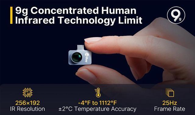 Alt view image 6 of 7 - Xinfrared P2 Pro+ Official Night Vision Thermal Camera Imager IOS P2Pro With magnetic macro lens