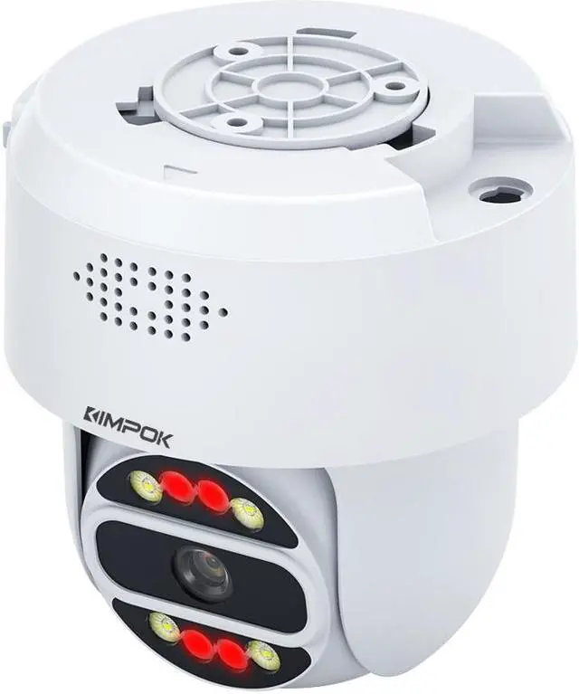 Alt view image 2 of 7 - MECARE 5MP POE PT WiFi Outdoor Security IP Camera Audio Mic Color Night Vision 64GB