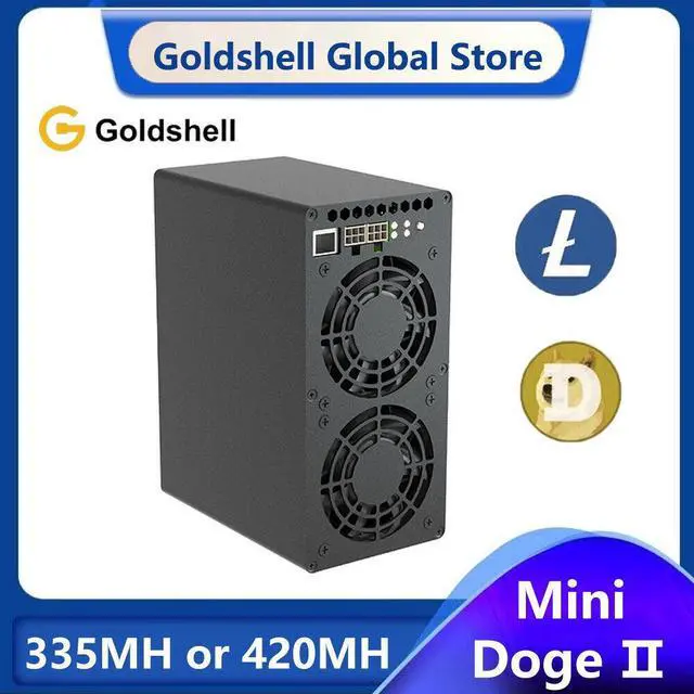 Main image of New Goldshell MINI DOGE II Bells Miner 420Mh/s 400W Doge/LTC BEL Miner No PSU