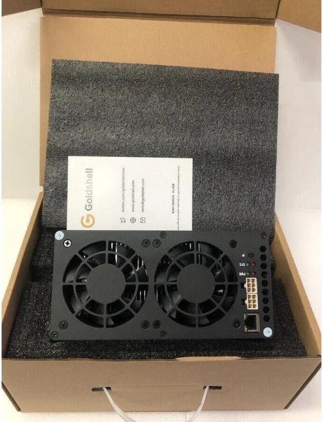 Alt view image 6 of 6 - New Goldshell Mini Doge  Doge/LTC Bells Miner No PSU 335Mh/260W or 420Mh/400W without PSU