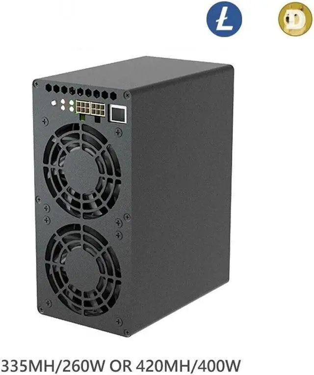 Alt view image 4 of 6 - New Goldshell Mini Doge II Miner Doge Coin LTC Dual Mode 420M or 335M BEL Miner without PSU