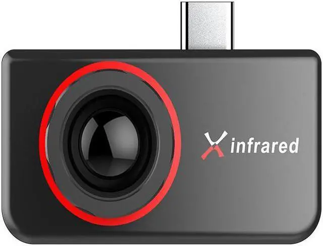 Alt view image 2 of 7 - InfiRay T3 Pro Mini Thermal Scope Infrared Camera Thermal Imager for Android Mobile Phone 384x288 Pixel Thermographic Camera( T3 Pro Without Holder) Type-C