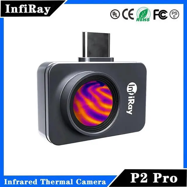 Alt view image 2 of 7 - InfiRay P2 Pro Thermal Camera for Android USB Type C Thermographic Camera Infrared Vision Thermal Imager Without handle bracket(Android no Lens)  Type-C