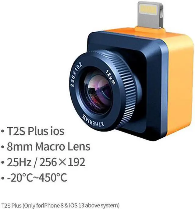 Alt view image 2 of 7 - InfiRay Thermal Imager T2L T2S Plus PCB Circuit Fault Testing Tool Thermometer Mobile Thermal Camera for  iPhone IOS
