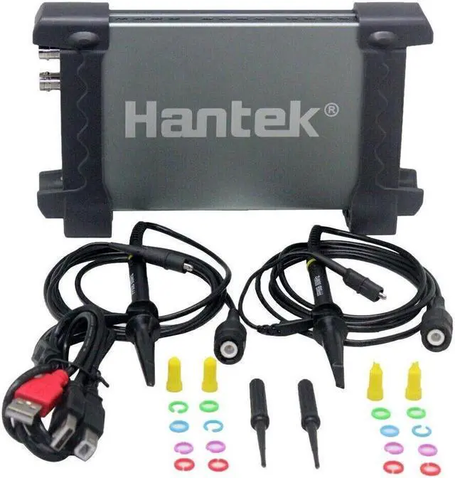 Main image of Hantek 6022BE 20Mhz Bandwidth 2 CH 48M PC Based USB Digital Storage Oscilloscope
