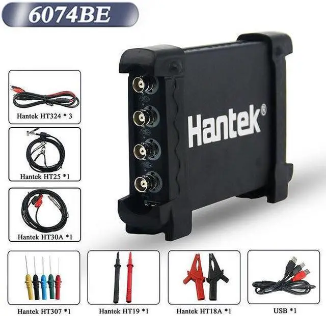 Main image of Hantek 6022BE USB Oscilloscope 20MHz Bandwidth 2 Channels 48MSa/s