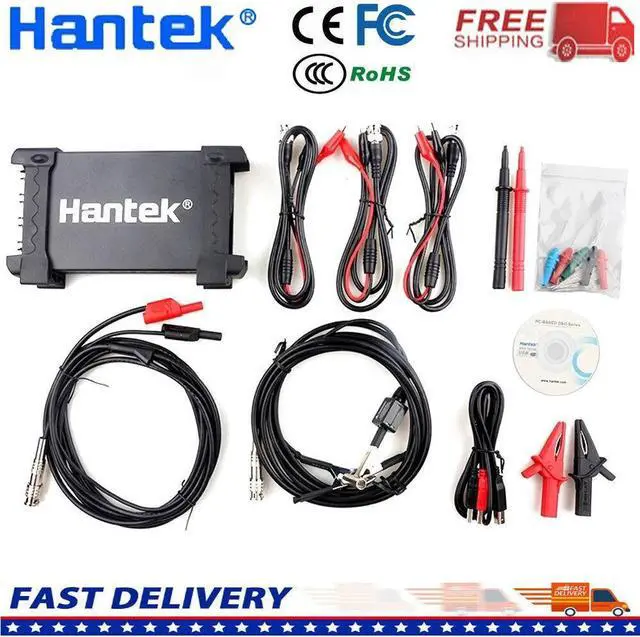 Main image of Hantek 6022BE Storage 2CH FFT PC Based Digital Oscilloscope USB 48MSa/s 20MHz