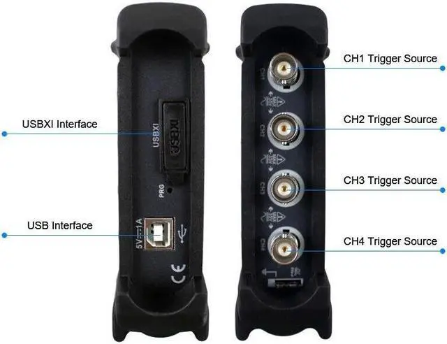 Alt view image 5 of 7 - Hantek Official 6022BE Laptop PC USB Digital Storage Virtual Oscilloscope 2 Channels 20Mhz Handheld Portable Osciloscopio