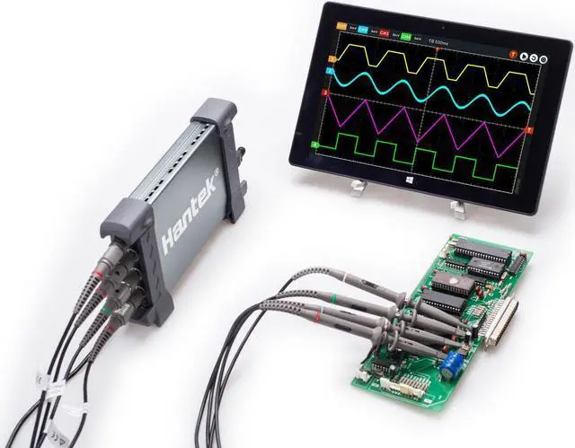 Alt view image 7 of 7 - 2CH 20Mhz Bandwidth Hantek PC Based USB Digital Storage Oscilloscope 6022BE
