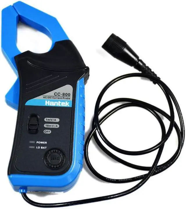 Alt view image 5 of 7 - Hantek Oscilloscope CC-800 AC/DC Current Clamp Probe 20KHz/400Hz Bandwidth 1mV/10mA 65A/650A/800A with BNC Plug